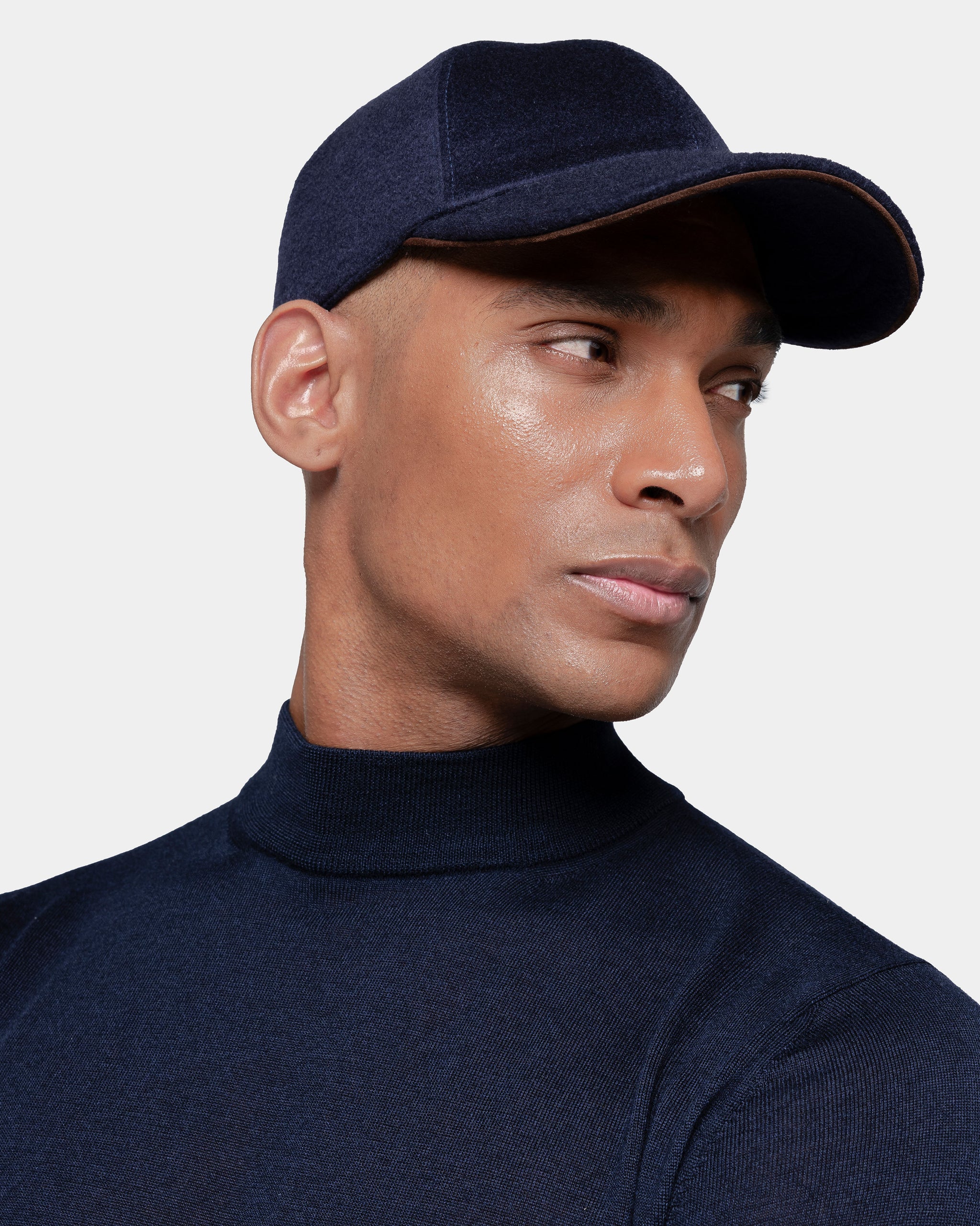 Blue Baseball Cap in 100% Pure Cashmere | Filatori