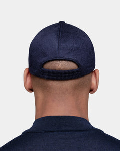 Blue Baseball Cap in 100% Pure Cashmere | Filatori