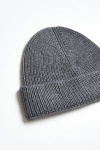 Grey Beanie in Cashmere Silk | Filatori