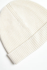 Pearl White Beanie in Cashmere Silk | Filatori