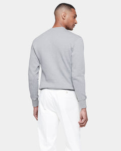 Grey Crewneck sweatshirt in Cotton Cashmere | Filatori