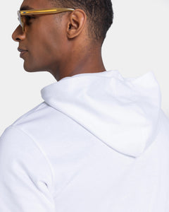 White Hoodie in double jersey Compact Cotton | Filatori