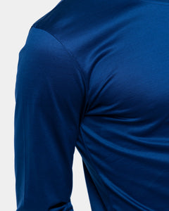 Blue Marine Long Sleeved T-Shirt 100% Egyptian Cotton | Filatori 