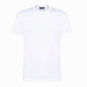 White Short Sleeve T-Shirt 100% Ultra-fine Supima Cotton | Filatori 